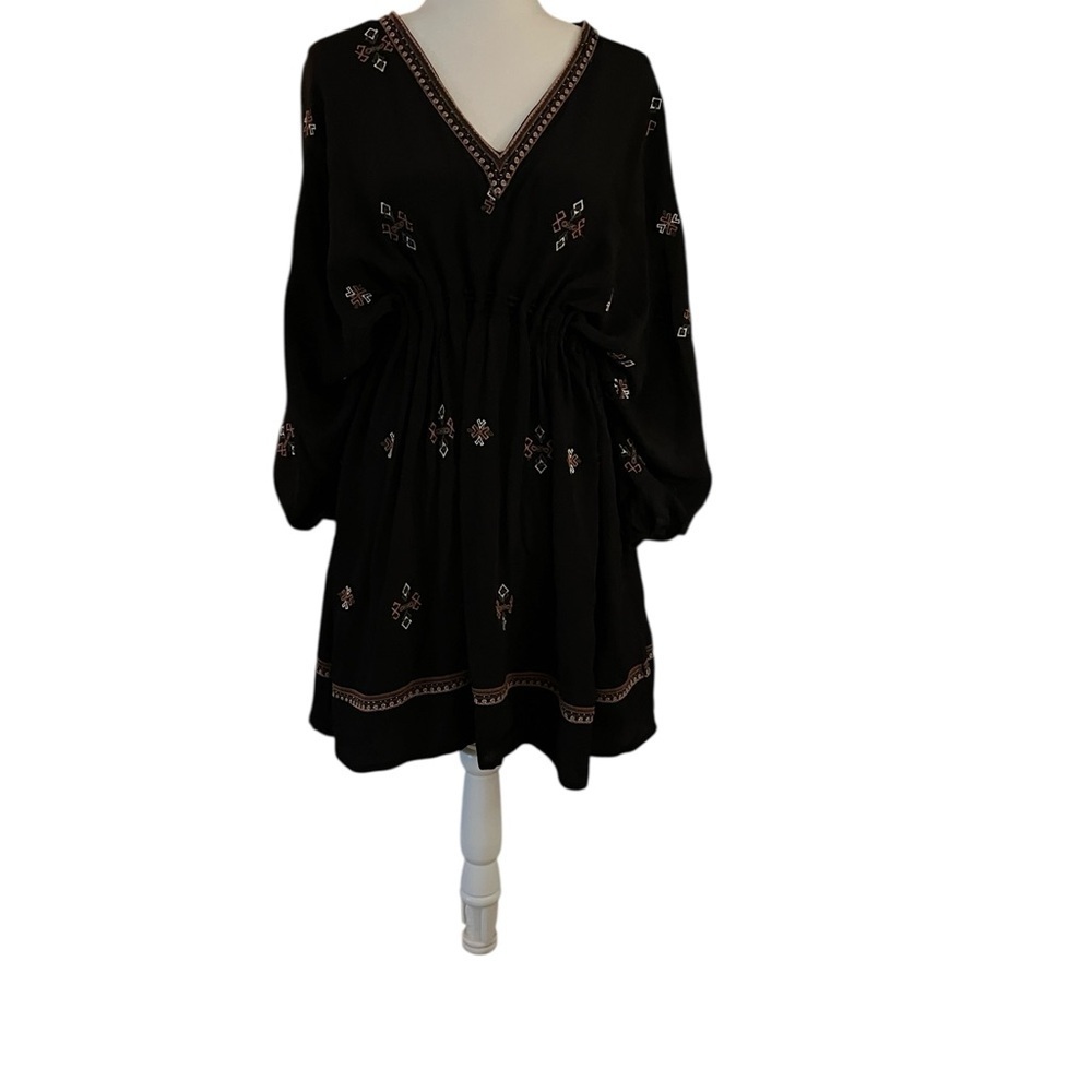 Anthropologie Twelfth Street by Cynthia Vincent Embroidered Zola Dress Size M